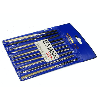 Kit 10 limas diamante Eemann Tech