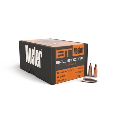 Punta 20 40gr Ballistic Tip Varmint Nosler (250u)