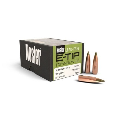Punta 30 150gr E-TIP (50u)  Nosler