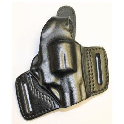 Funda zurdo bikini revolver 2,5 cuero negro VEGA