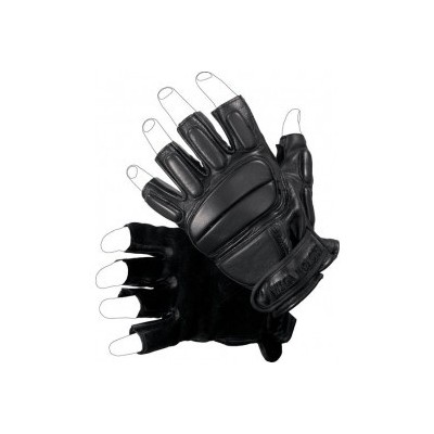 Guante antitrauma cuero dedos cortados c/proteccion dorso M VEGA