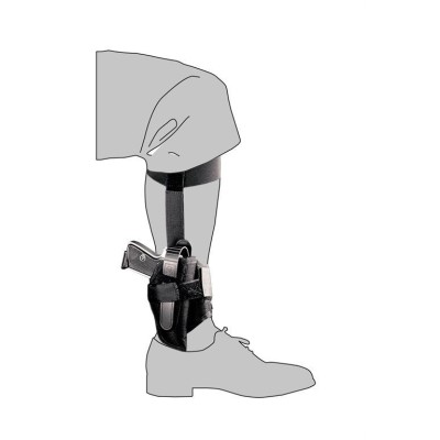 Tobillera negro revolver 2\" VEGA