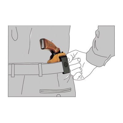 Funda interior serraje revolver 2\" 1/2 ambidextra VEGA