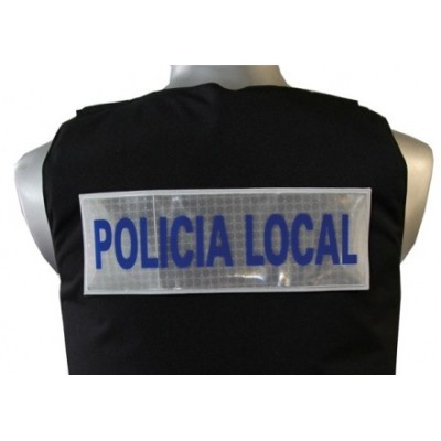 Cartel reflectante PL 29x10cm + velcro NIDEC