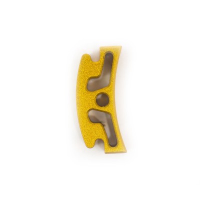 Pestaña curva dorada Bul