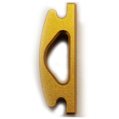 Pestaña recta dorada Bul