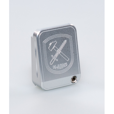 Tapa cargador 2011 laton gris M-Arms