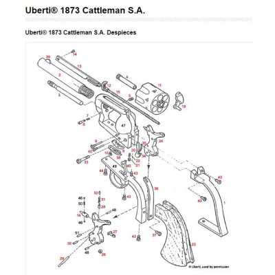 Pasador revólver Cattleman UBERTI