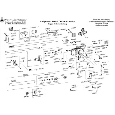 Junta carabina C-60 FEINWERKBAU