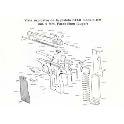 Piton + muelle retenida pistola BM STAR