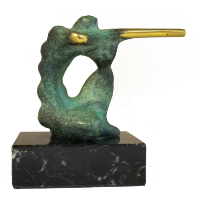 Figura bronce diseño cazador