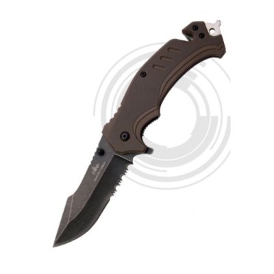 Navaja asisitida G10 marron sierra 8,5cm Third