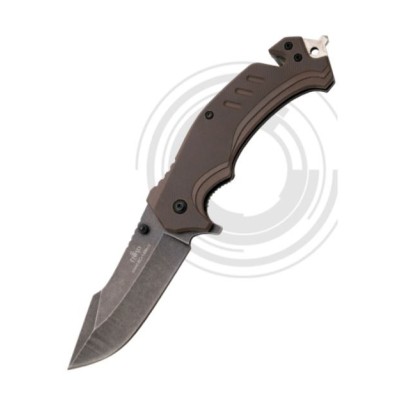 Navaja asistida G10 negra 8,5cm Third