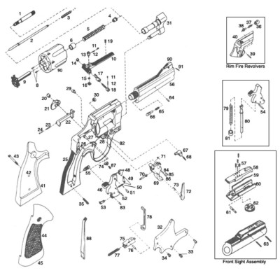 Muelle disparador S&W 686 