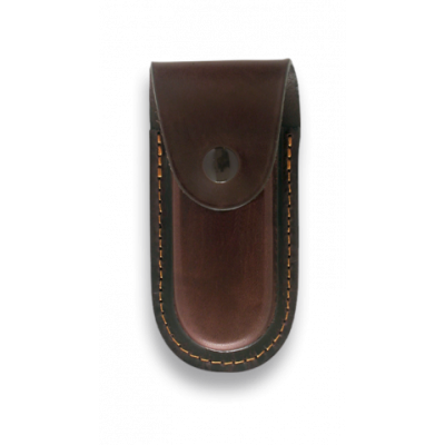 Funda pequeña cuero marron 11 cm
