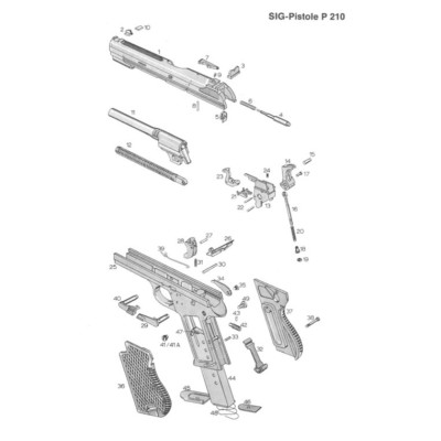 Palanca corredera Sig P210