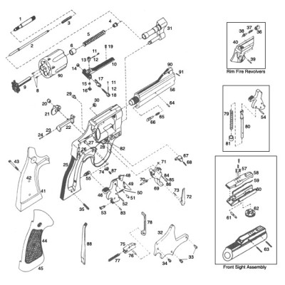 Muelle disparador S&W 686 