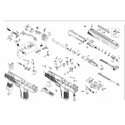 Lomo empuñadura MP9 pequeño