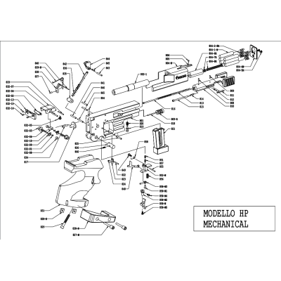 Aguja percutora .32 pistola HP Pardini 