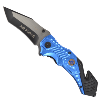 Navaja tactica asistida emblema fuerzas aereas