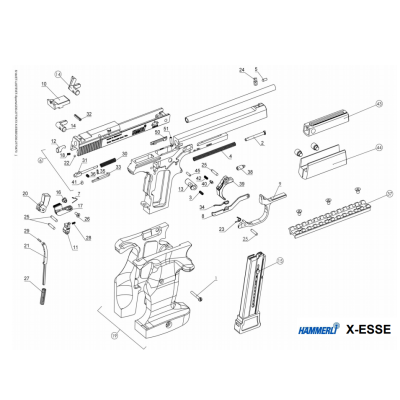 Contrapeso 160gr Hammerli X-esse