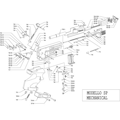 Guia corredera Walther SP22