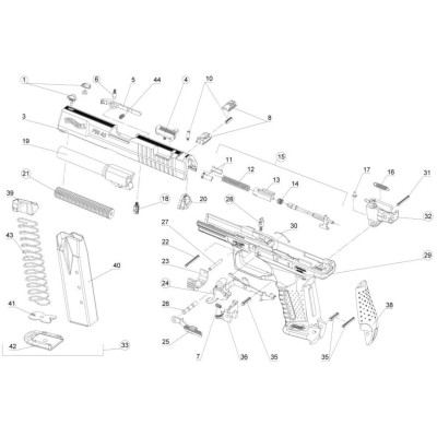 Alza Walther P-99 plastico (nº 8)
