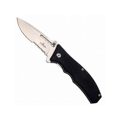 Navaja asistida G10 negra Third
