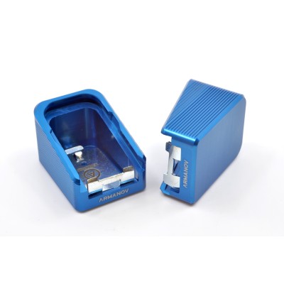 Tapa cargador +2 azul Glock Armanov