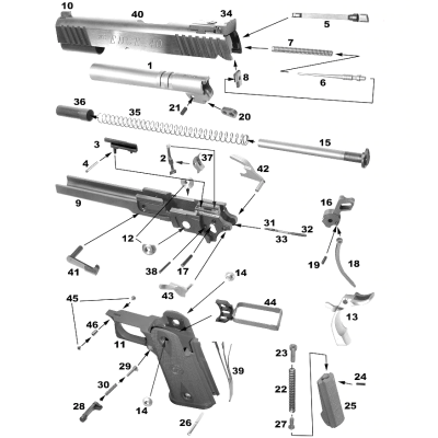 Gatillo STI dedo corto