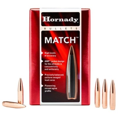 Punta 6,5mm 140gr Match BTHP Hornady (100u)