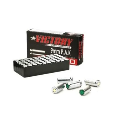 cartucho 9 fogueo 50u Victory