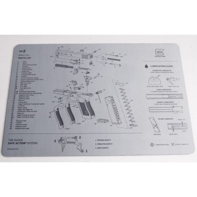 Alfombrilla Glock Gen5 Gris