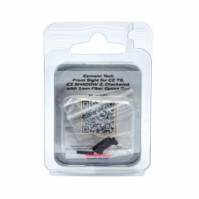 Punto mira fibra 1mm roja CZ Eemann Tech