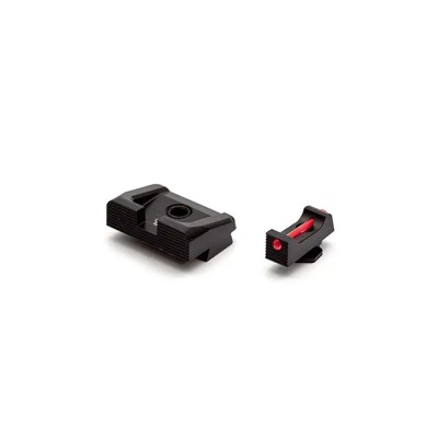 Alza y punto mira fibra 1mm roja Glock Eemann Tech