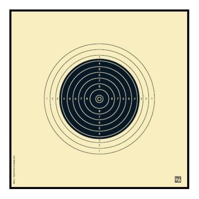 Blanco carabina 22 (25x25 cm) KLAMER