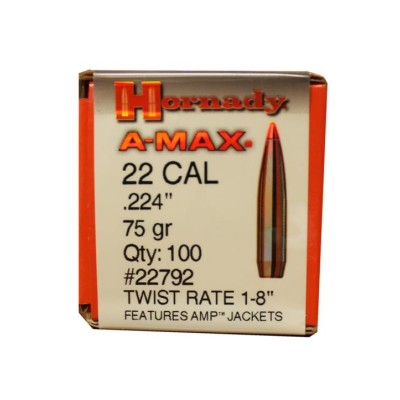 Punta 22 75gr A-Max BT Hornady