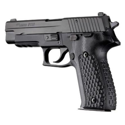 Cacha  fibra vidrio negra pistola Sig Sauer Sig P-220 HOGUE
