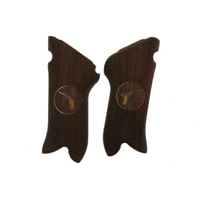 Cacha Luger P08 picada grabado pistola madera KSD  