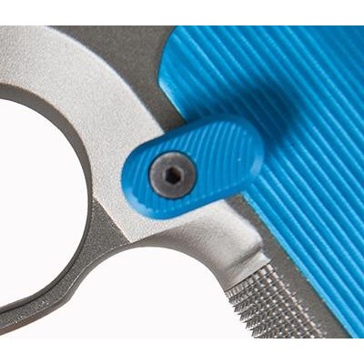 Boton retenida cargador sobredimen. universal azul  TONI SYSTEM